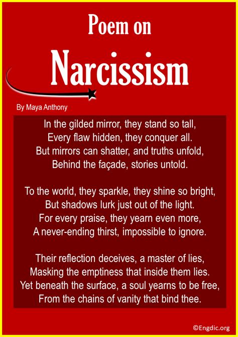 Poems About Narcissist Narcissism Engdic
