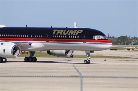 Trump Plane Spotted At Palm Beach International Airport