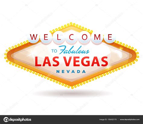 Welcome To Fabulous Las Vegas Sign — Stock Vector © Benchyb 155432170