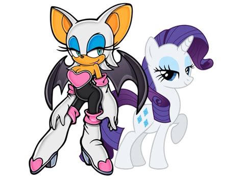 Rouge The Bat And Rarity By Amyrosefan201 On Deviantart