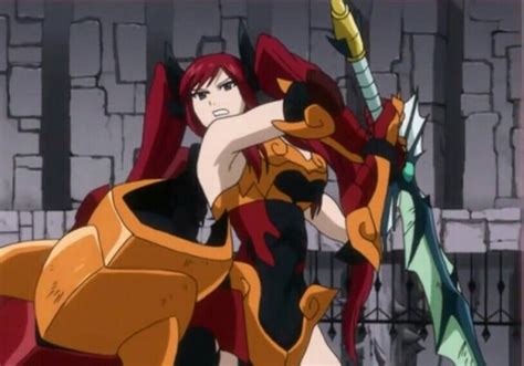 Erza Wearing Her Fire Empress Armor