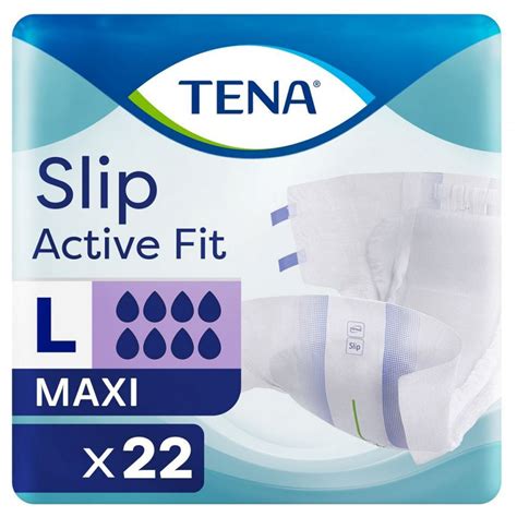 tena slip active fit maxi large pack of 22 shop countrywide healthcare