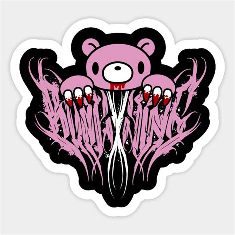 Gloomy Bears By Blakking Cool Stickers Print Stickers Bear Tattoos