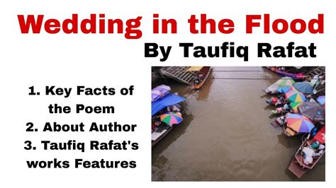 Wedding In The Flood By Taufiq Summary In Urduhindi Taufiq Rafats
