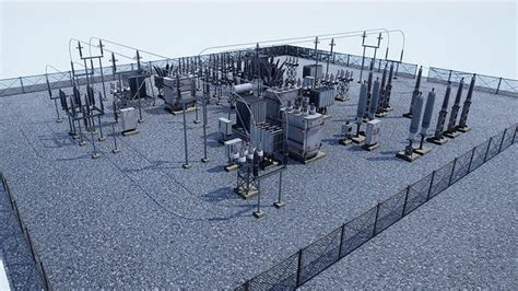 Substation 3d Model Free Download A3 Engineering Electrical