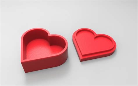 3d Printed Heart Jewelry Box By Alienkim Pinshape