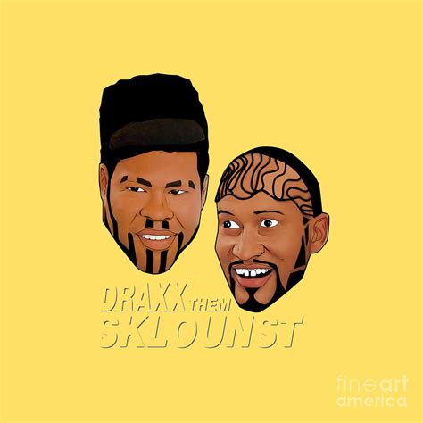 Key And Peele Draxx Them Sklounst Drawing By Lucas S White Fine Art