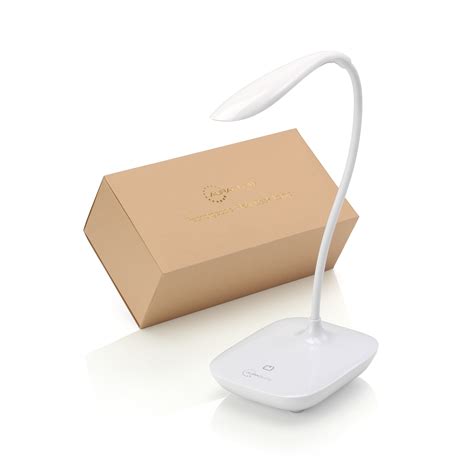 Auraglow Wireless Cordless Rechargeable Flexible Led Desk Reading Lamp