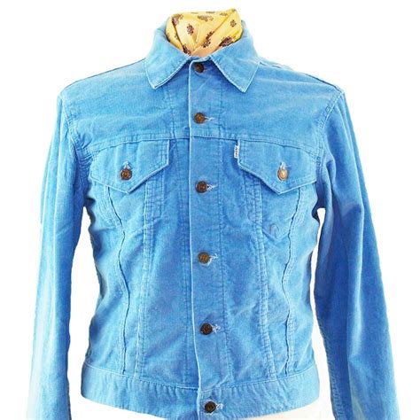 Blue Corduroy Levis Jacket S Blue 17 Vintage Clothing