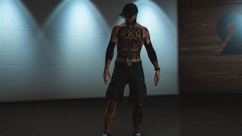 Full Body Tattoo Blackout Arms For Mp Male Gta5