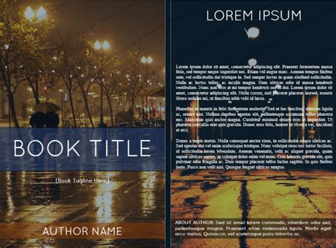 Book Cover Template For Microsoft Word 6 X 9 Dotxes