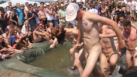 roskilde festival naked run public nudity