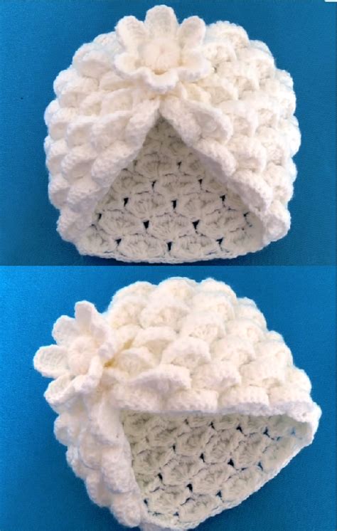 Crochet Marshmallow Stitch 3 D Hat Crochet Ideas