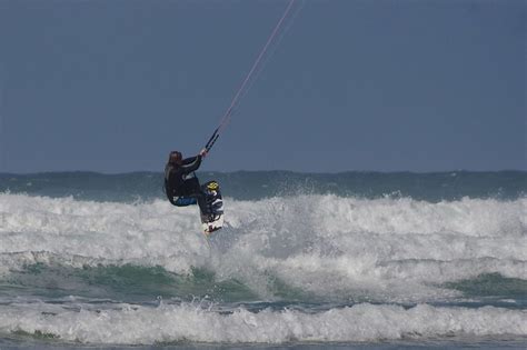 Kite Surfing Perranporth Cornwall David Merrett Flickr
