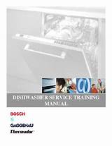 Photos of Bosch Dishwasher Troubleshoot Manual