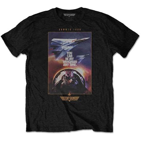 Top Gun Unisex T Shirt Wingman Poster Wholesale Only And Official Licensed