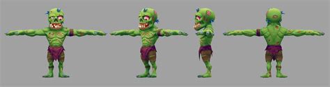 Realtime 3d Zombie 02 Cgtrader