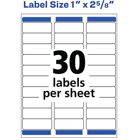Avery® Easy Peel® Address Labels With Sure Feed™ Technology El Paso