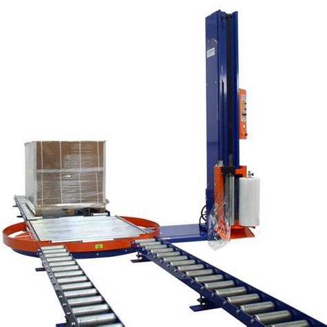 Im 005 Pallet Wrapping Machine With Conveyor System Manufacturer