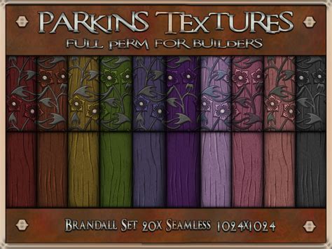 second life marketplace parkins textures brandall set 20x full perm seamless 1024x1024