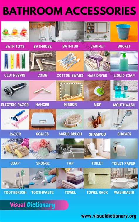 Bathroom Accessories 30 Things In The Bathroom Great List Of