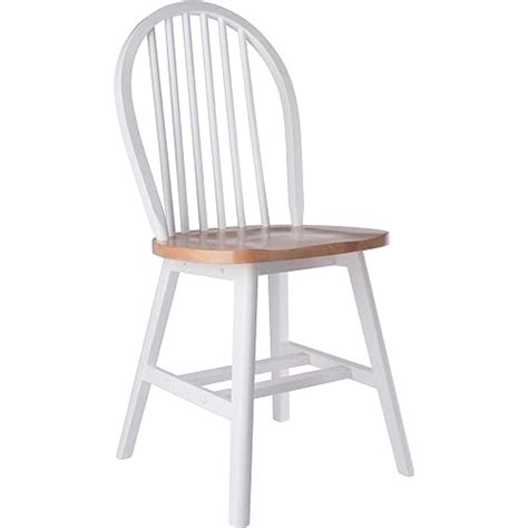 Winsome Wood Windsor Chair Naturalwhite Chairs