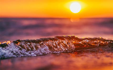 Wave Sunset Hd Nature 4k Wallpapers Images Backgrounds Photos And