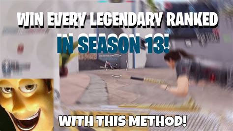 How to Win easily in ranked season 13! - YouTube