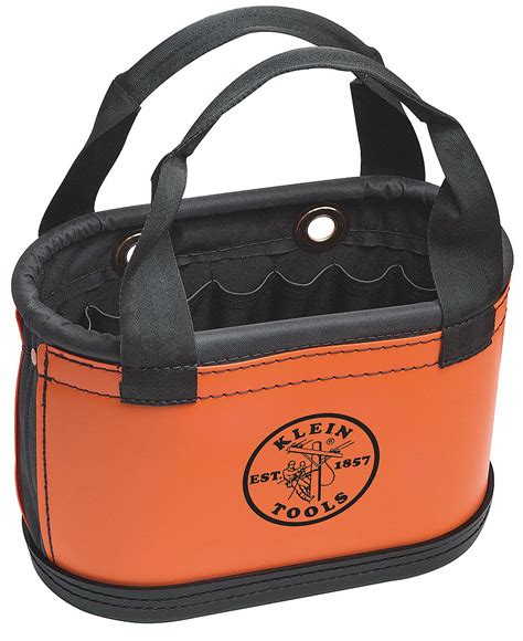 Klein Tools 14 In Overall Wd 10 In Overall Ht Bucket Bag 34e637