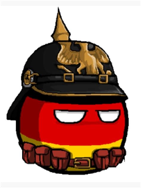 Germanyball Countryball Poster For Sale By Countryball Redbubble
