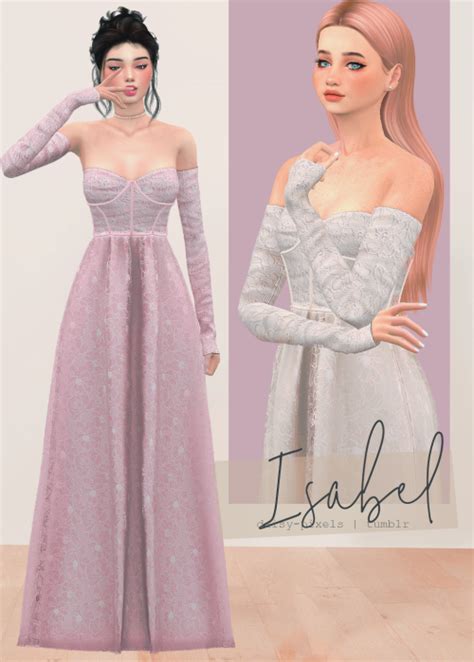 Misslollypop Daisy Pixels ̗̀ Isabel Dress ̖́ Ts4