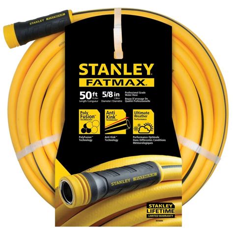Stanley Fatmax 58 Inch X 50 Ft Professional Grade Water Hose The