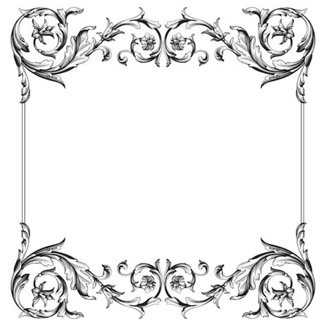 Engraving Border Designs