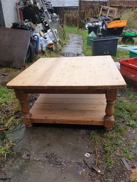 Coffee Table Reclaimed Pine EBay
