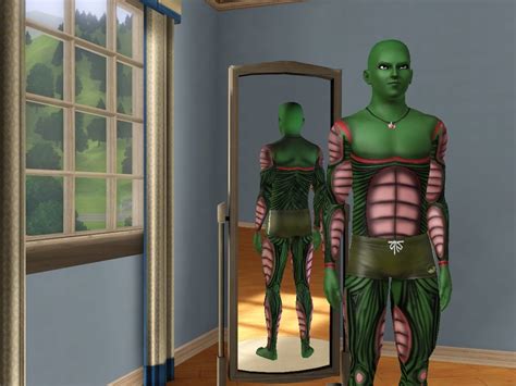 Like goku and vegeta's super saiyan 4 transformation. Mod The Sims - NAMEK SKINTONE (non-default)