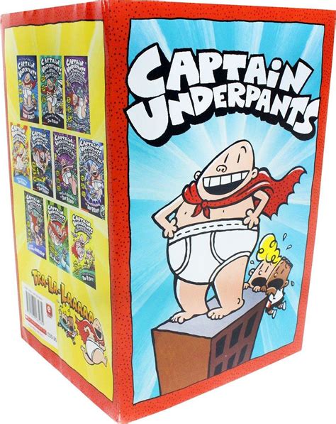 Captain Underpants 10 Book Set By Dav Pilkey Ages 7 9 Paperback