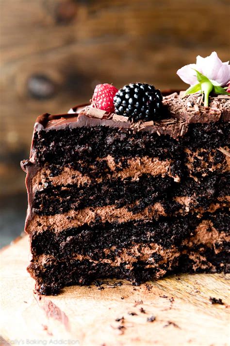 The choc cake is very like my favourite choc fudge cake recipe. Dark Chocolate Mousse Cake | | Fun Facts Of Life
