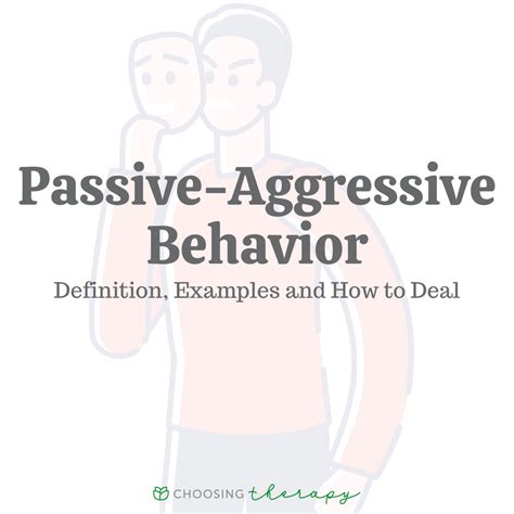 Passive Aggressive Personality Disorder