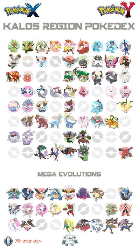 Best Images Of Printable Pokemon Pokedex Kalos Region Pokemon List My