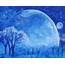 Blue Night Moon Painting By Ashleigh Dyan Bayer