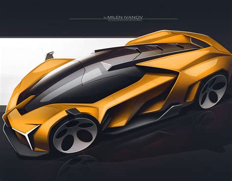 Lamborghini Concepto X On Behance Futuristic Cars New Model Car