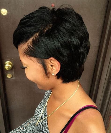 Tapered Pixie Cut Black Hair Rockwellhairstyles