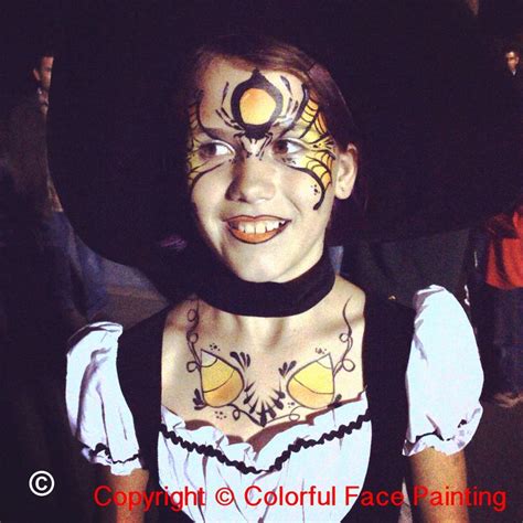 Candy Corn Witch Carnival Face Paint Face Painting Face