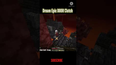 Dream Insane Door Clutch । Minecraft Speedrunner Vs 5 Hunters Finale