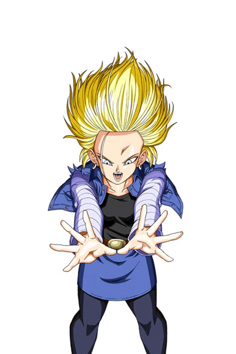 Future Android 18 Render 6 Dokkan Battle By Maxiuchiha22 On Deviantart