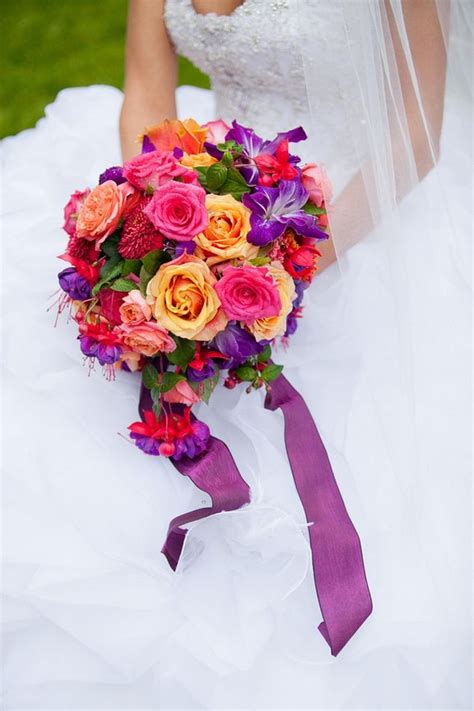 We did not find results for: Bright purple, orange and pink wedding bouquet - Rebecca ...