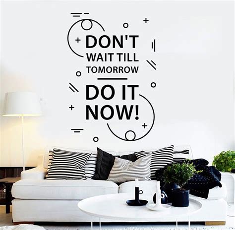 Vinyl Wall Decal Motivation Quote Inspire Room Stickers Mural Unique G