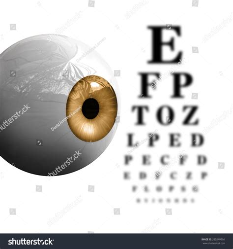 Blurry Eye Chart Stock Illustration 280240991 Shutterstock