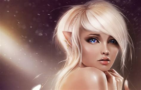 Wallpaper Digital Art Women Model Blonde Long Hair Anime Girls