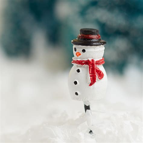 Bells The Miniature Christmas Snowman Christmas Miniatures